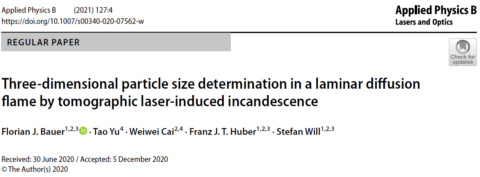 Towards entry "New Publication “3D-Particle Sizing”"