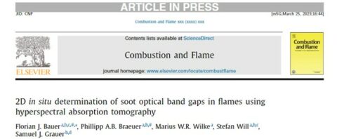 Towards entry "New Publication “2D in situ determination of soot optical band gaps in flames using hyperspectral absorption tomography”"