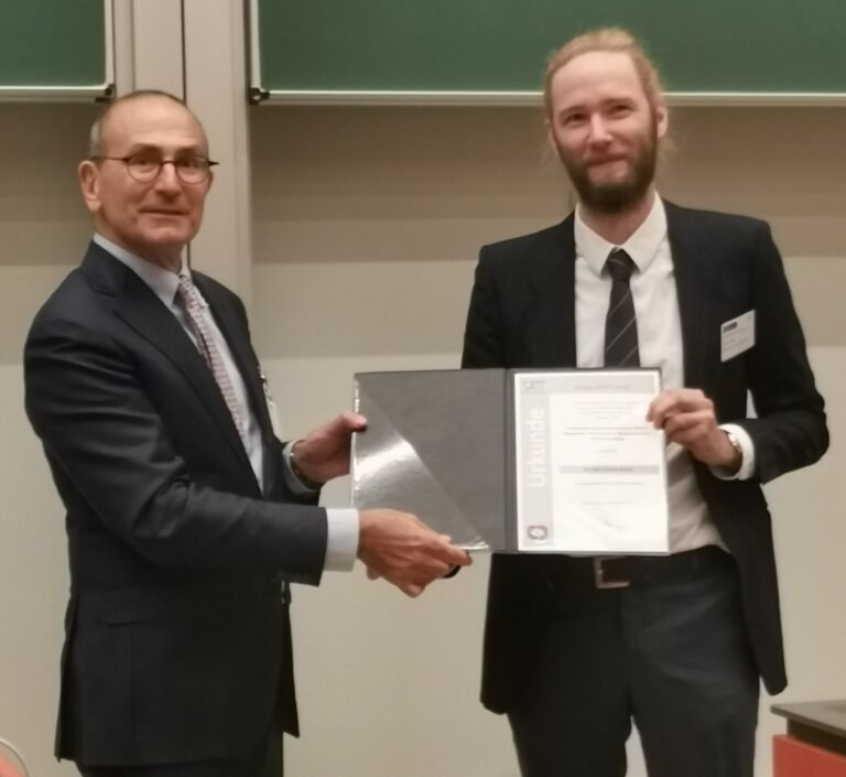 MegaWATT Research Award 2023 to Florian Bauer